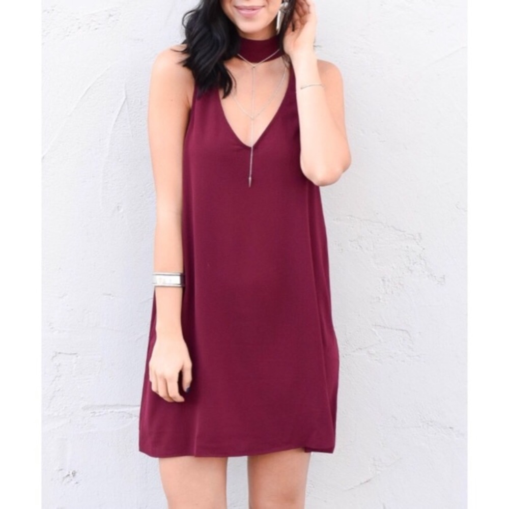 Show me your Mumu Friday Choker mini dress